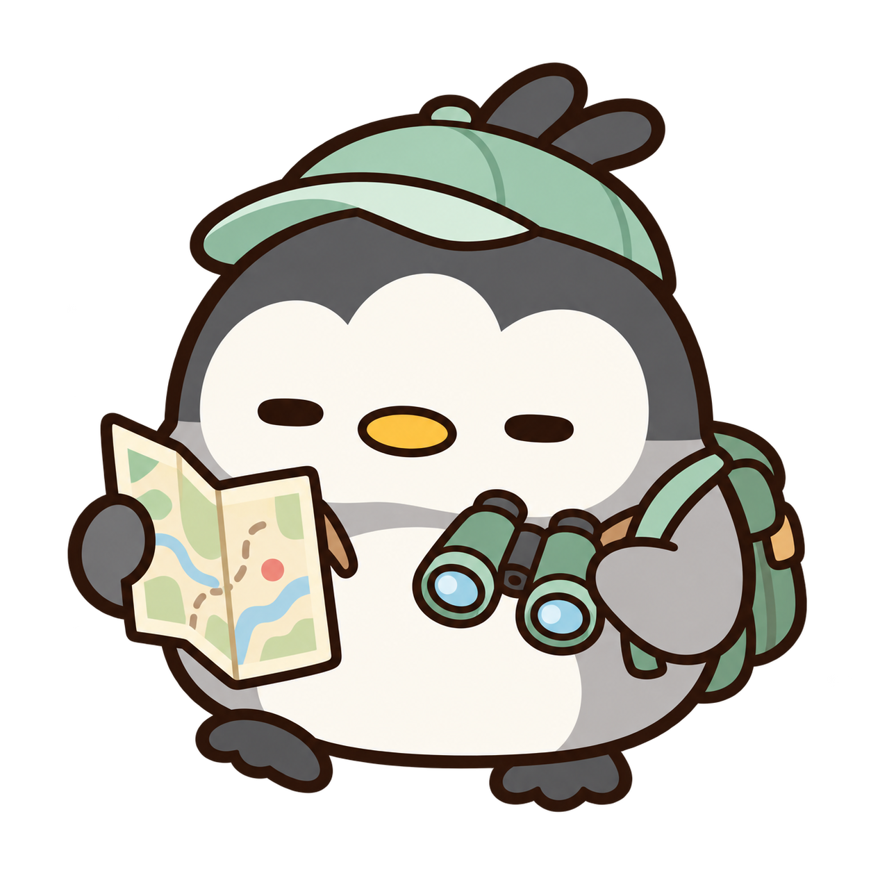 こっそり下調べペンギン
