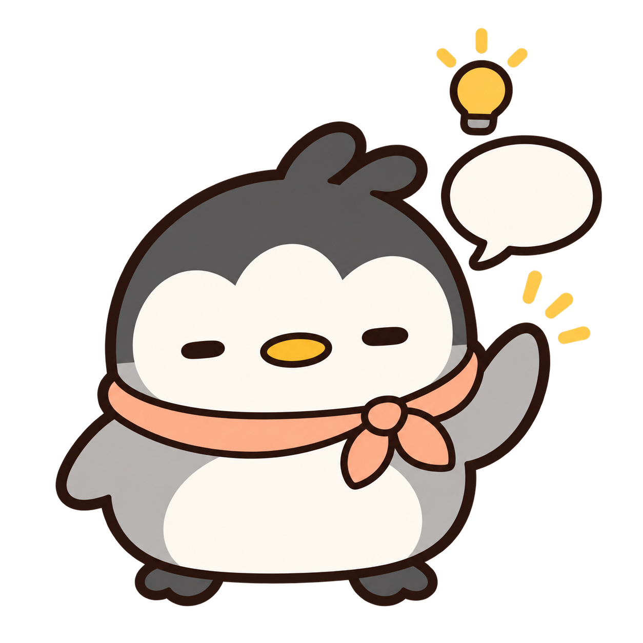 話して発見ペンギン